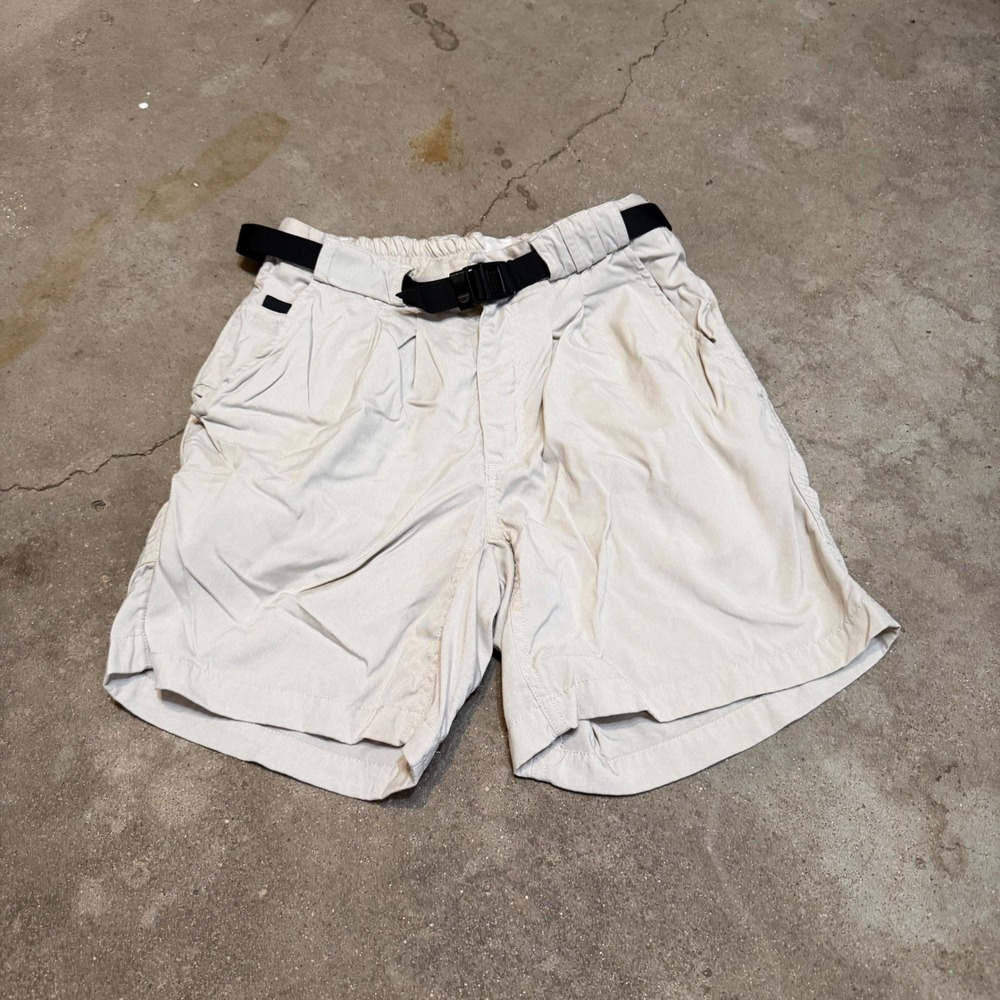 The North Face Shorts Mens Small Tan Belted Nylon Hiking Outdoor 93250 S06